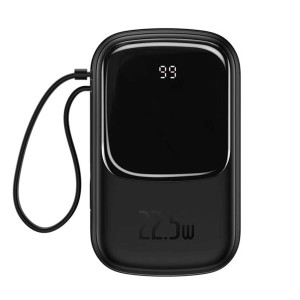 پاوربانک باسئوس مدل Qpow Pro ظرفیت 20000 میلی آمپر ساعت توان 22.5 وات